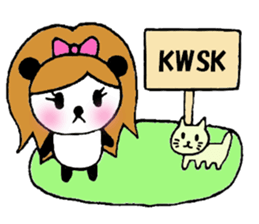 Gal panda sticker #3671459