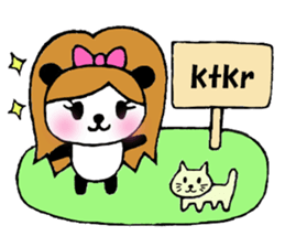 Gal panda sticker #3671460