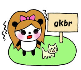 Gal panda sticker #3671461