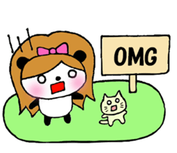 Gal panda sticker #3671462
