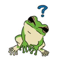 Tree frog man! sticker #3671604