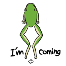 Tree frog man! sticker #3671630