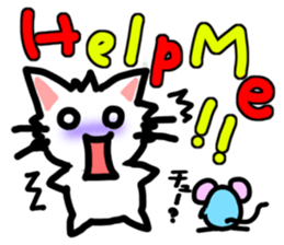 Unfortunate cat sticker #3671638