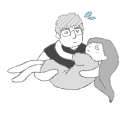 Daily life of the couple2 sticker #3671838