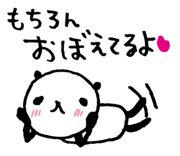 Every day of a panda23 sticker #3671877