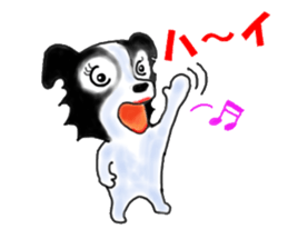 border collie Miss.Swing sticker #3672171