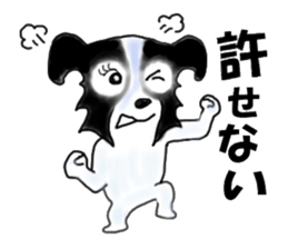 border collie Miss.Swing sticker #3672180