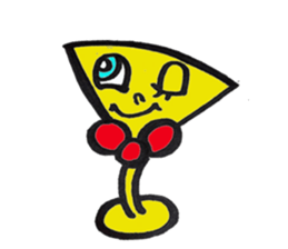 Ms.cocktail glass sticker #3672750