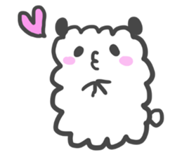 Mokomoko panda. sticker #3673073