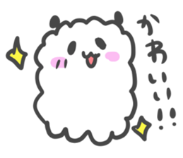 Mokomoko panda. sticker #3673074