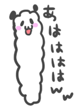 Mokomoko panda. sticker #3673075