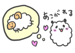 Mokomoko panda. sticker #3673076