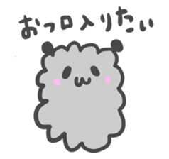 Mokomoko panda. sticker #3673077