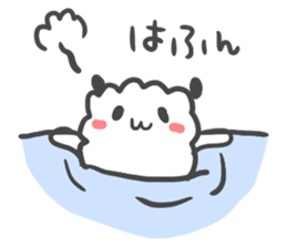 Mokomoko panda. sticker #3673078