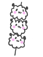 Mokomoko panda. sticker #3673082