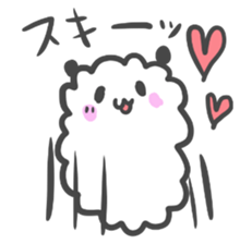 Mokomoko panda. sticker #3673083