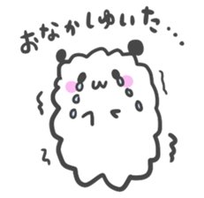 Mokomoko panda. sticker #3673087