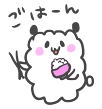 Mokomoko panda. sticker #3673090