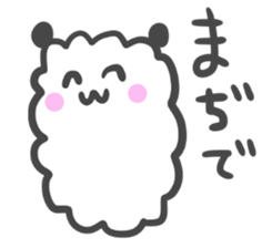 Mokomoko panda. sticker #3673094