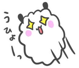 Mokomoko panda. sticker #3673095