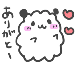 Mokomoko panda. sticker #3673098