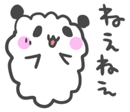 Mokomoko panda. sticker #3673099