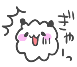 Mokomoko panda. sticker #3673101