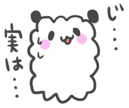 Mokomoko panda. sticker #3673108