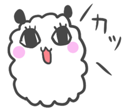 Mokomoko panda. sticker #3673109