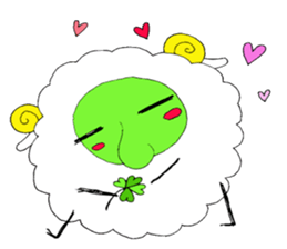 komame sheep sticker #3673111