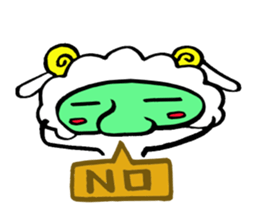 komame sheep sticker #3673114