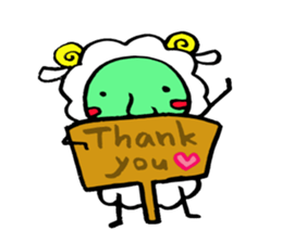 komame sheep sticker #3673117