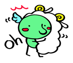 komame sheep sticker #3673118