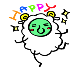 komame sheep sticker #3673119