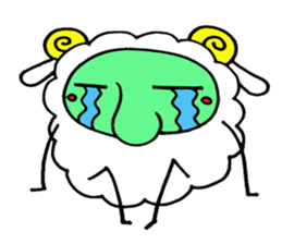 komame sheep sticker #3673126