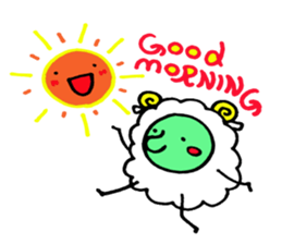 komame sheep sticker #3673127