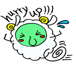 komame sheep sticker #3673128