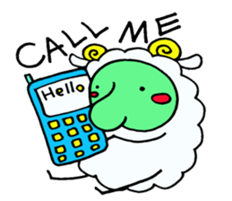 komame sheep sticker #3673129