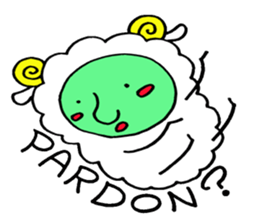 komame sheep sticker #3673139