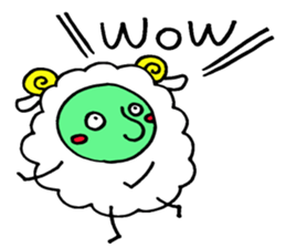 komame sheep sticker #3673140