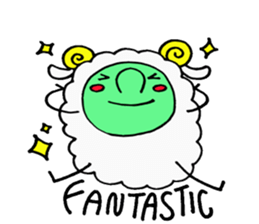komame sheep sticker #3673143