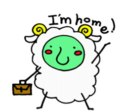 komame sheep sticker #3673146