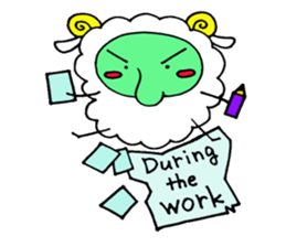 komame sheep sticker #3673147