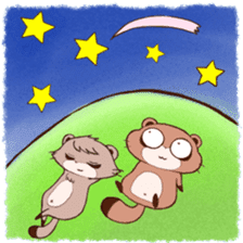 Tanuki(Raccoon dog) sticker sticker #3673270