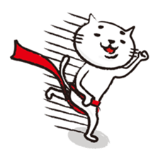 Very white cat 3 sticker #3673631