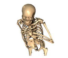 Honest skeleton! sticker #3673718
