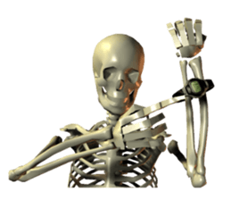 Honest skeleton! sticker #3673741