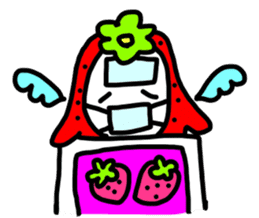 fairy pythoness of the strawberry sticker #3673767