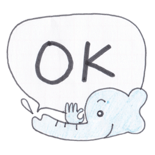 Animal messengers of large font sticker #3674000