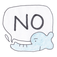 Animal messengers of large font sticker #3674001